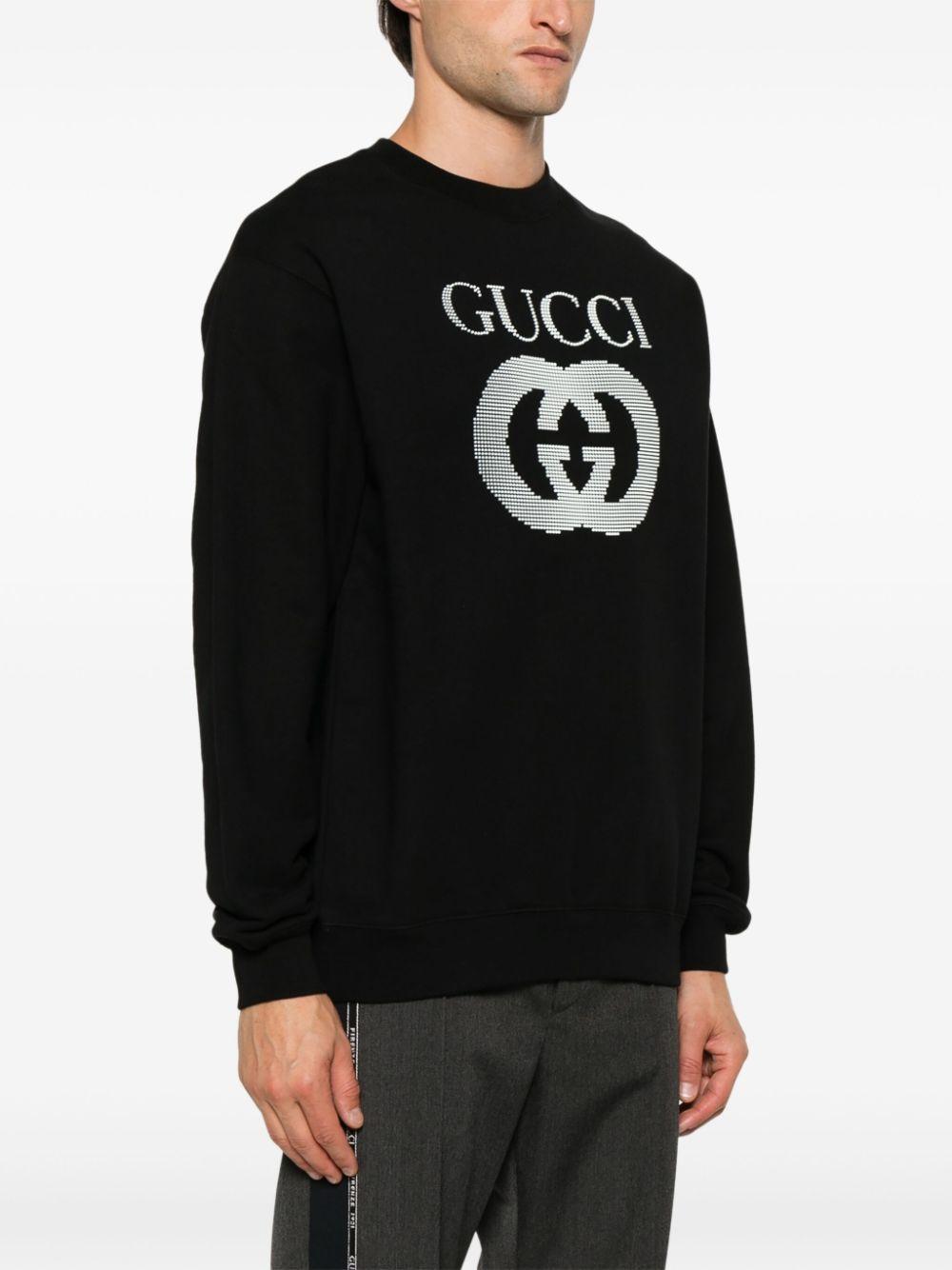 Embroidered-logo sweatshirt<BR/><BR/> 784413 XJGQC1043 GUCCI