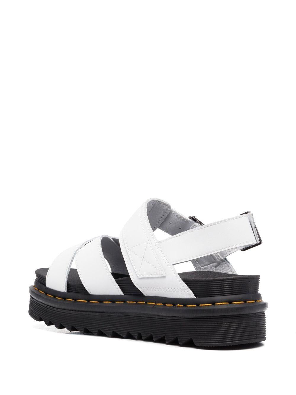 Voss Hydro II sandals with leather strap 26799100 WHITEHYDRO DR. MARTENS