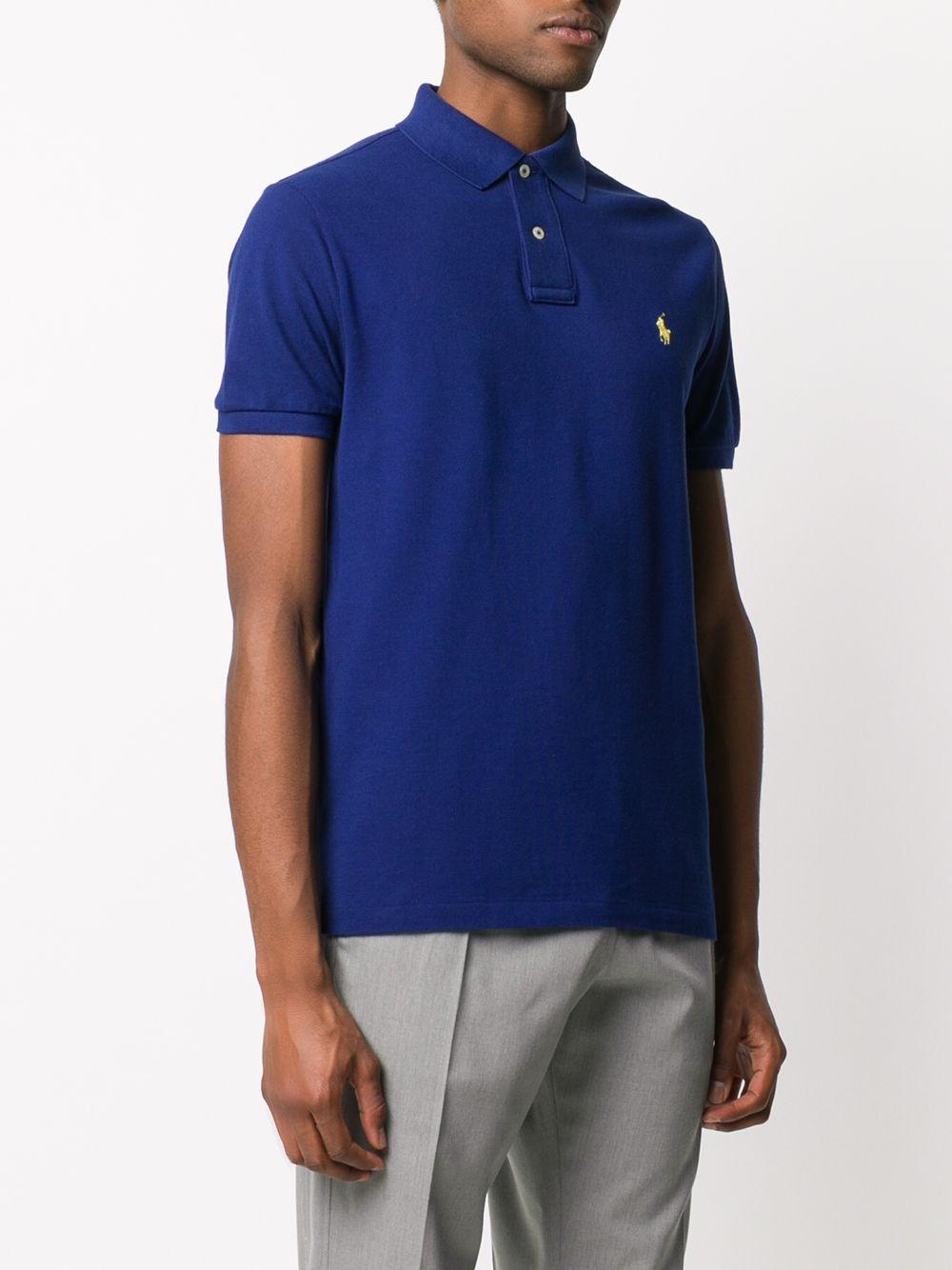 Embroidered-logo polo shirt<BR/><BR/><BR/> 710782592009 FALL ROYAL POLO RALPH LAUREN