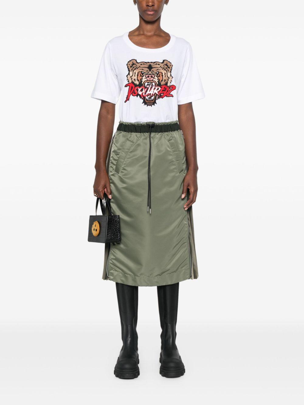 Tiger print T-shirt<BR/><BR/><BR/> S75GD0442 S24668100 DSQUARED2