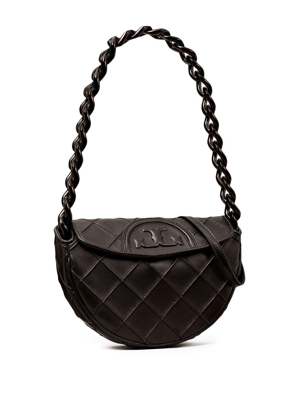 Fleming Soft leather shoulder bag 143575 001 TORY BURCH