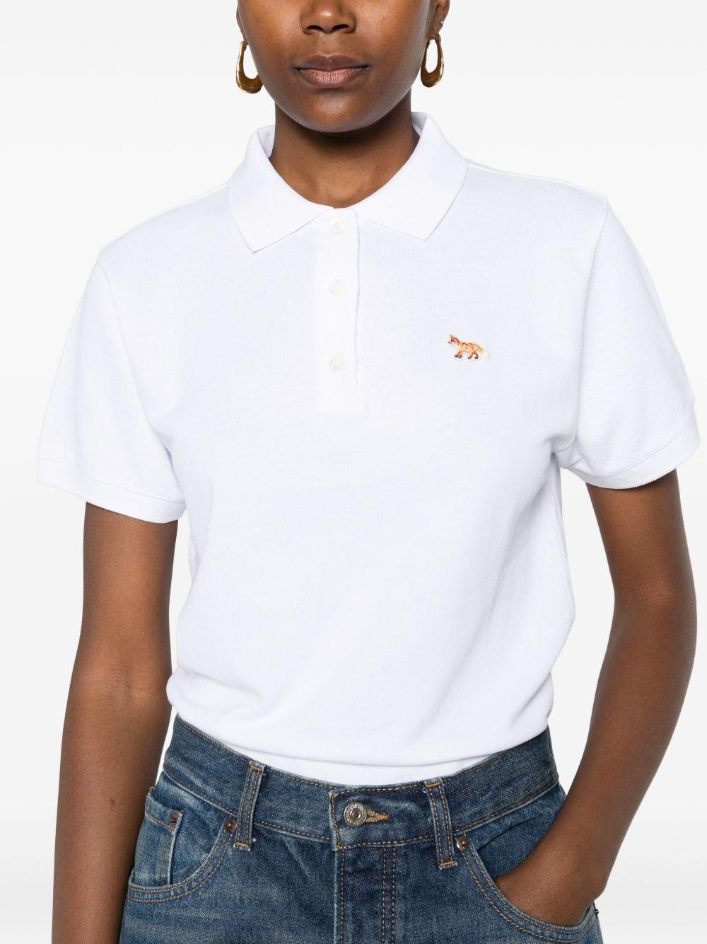 fox-embroidered polo shirt OW00207KP0001 P100 MAISON KITSUNÉ