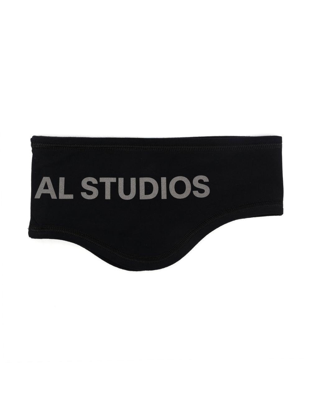 Logo-print headband NA0910E BLACK PAS NORMAL STUDIOS