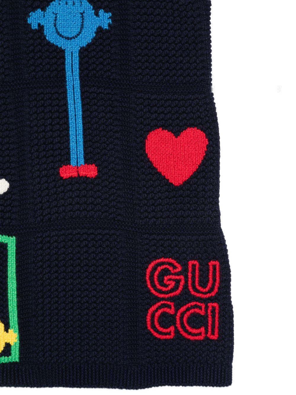 Children's cotton crochet dress 846415 XKFF14264 GUCCI KIDS