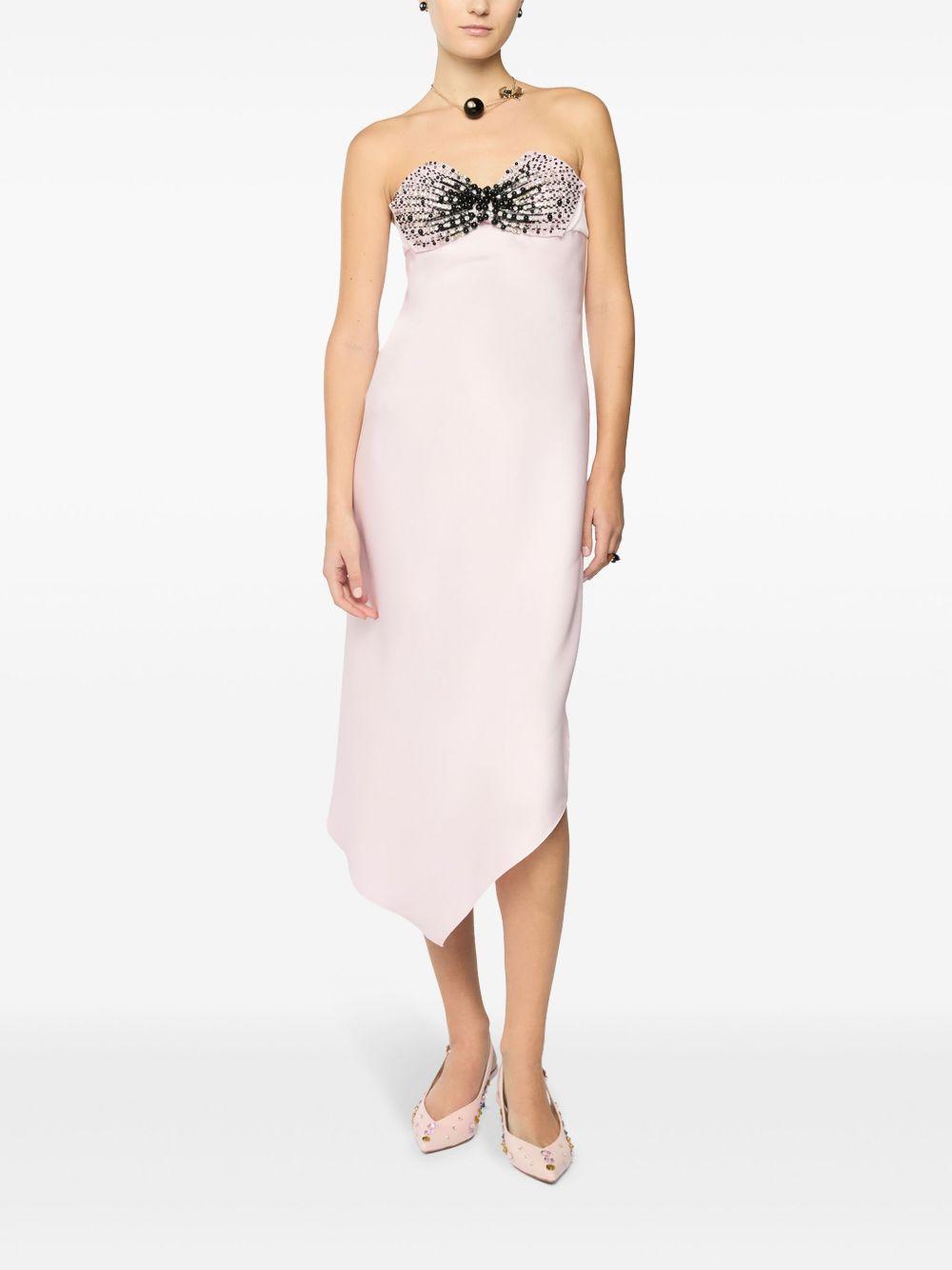 Dress with pearl bra 78AJO460 N0071495 GENNY