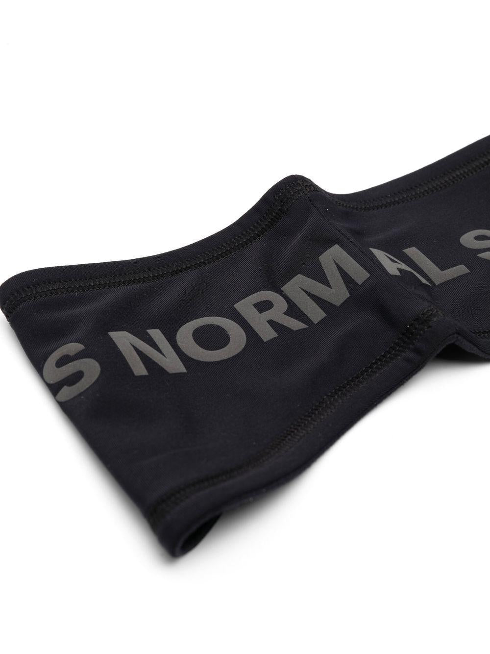 Logo-print headband NA0910E BLACK PAS NORMAL STUDIOS