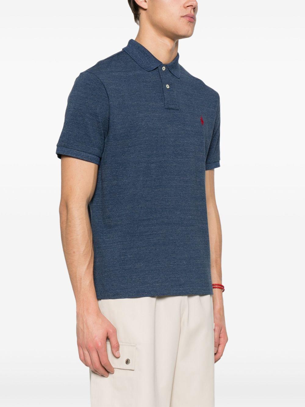 Polo Pony cotton polo shirt<BR/><BR/> 710666998005 CLASSIC ROYAL HEATHER POLO RALPH LAUREN