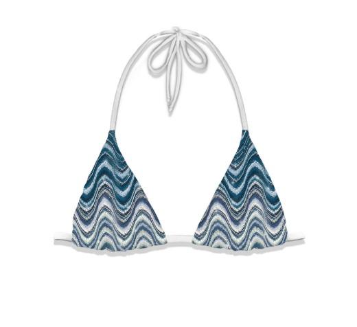 Triangle top swimsuit Leah lurex LEAH 01844HRACHEL SEA WAVE 59 MC2 SAINT BARTH