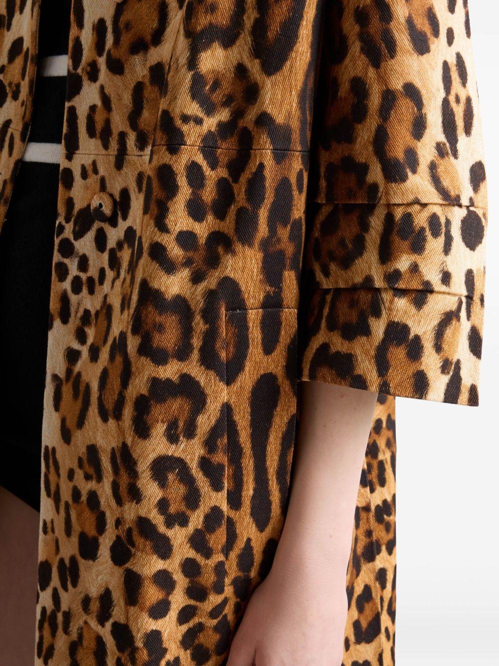 Animal-print coat<BR/><BR/><BR/> P632SG 168HF0324 PRADA