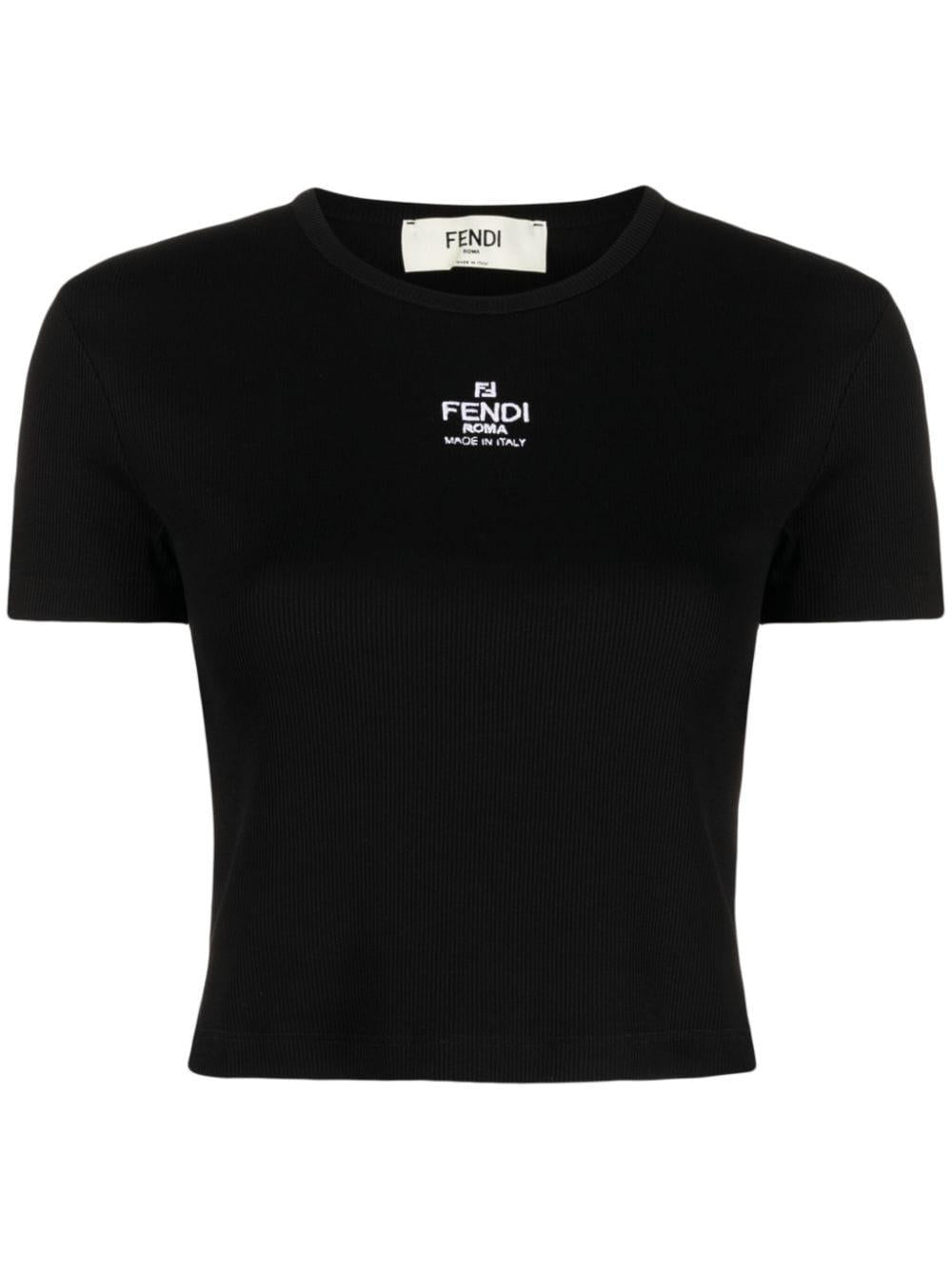 cotton crop top FS8110 ANQMF0GME FENDI