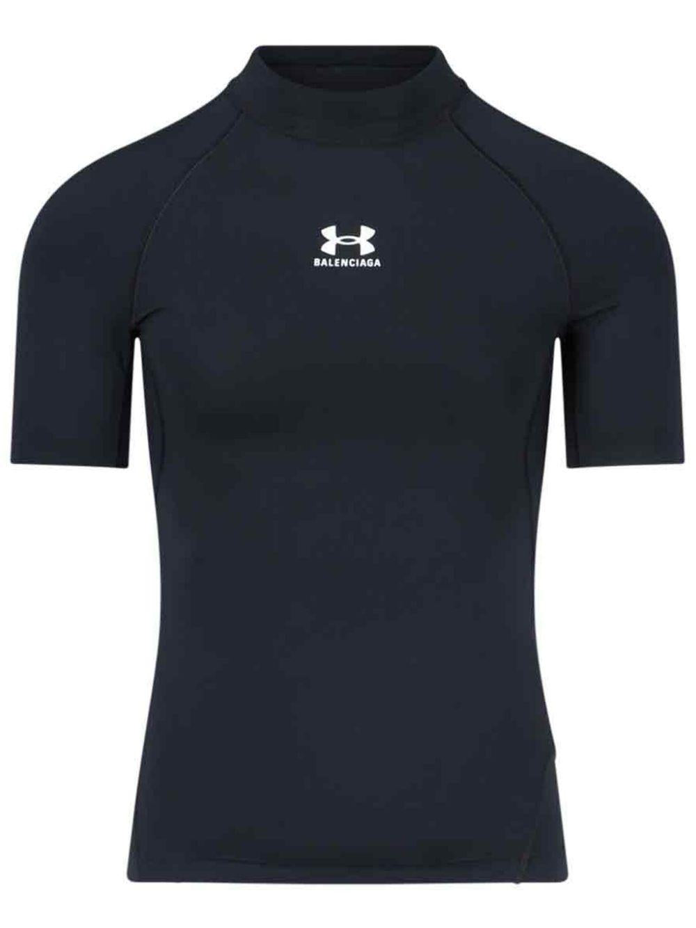 Logo-embroidered T-shirt <BR/>BALENCIAGA I UNDER ARMOUR 816222 TRVY31000 BALENCIAGA I UNDER ARMOUR