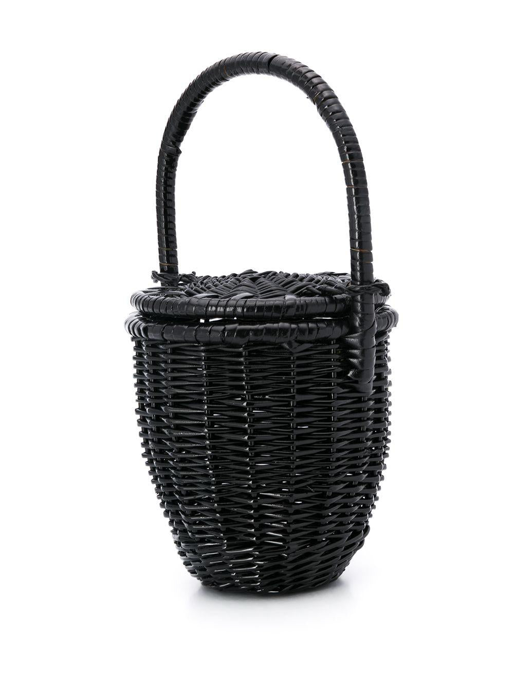 Wicker bucket bag<BR/><BR/><BR/> AC0030043 999B PATOU