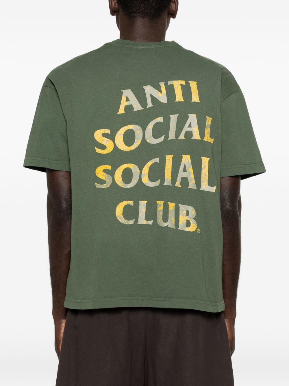 logo-print t-shirt ASSC120029 GREEN ANTI SOCIAL SOCIAL CLUB