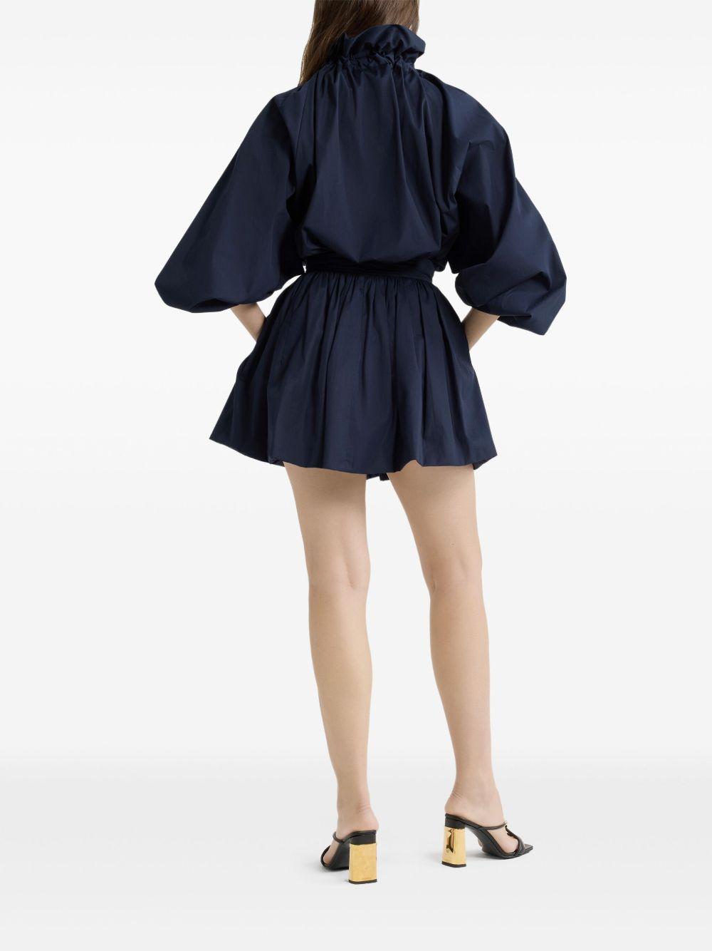 Iconic drawstring poplin top<BR/><BR/> TO0170017 699N PATOU