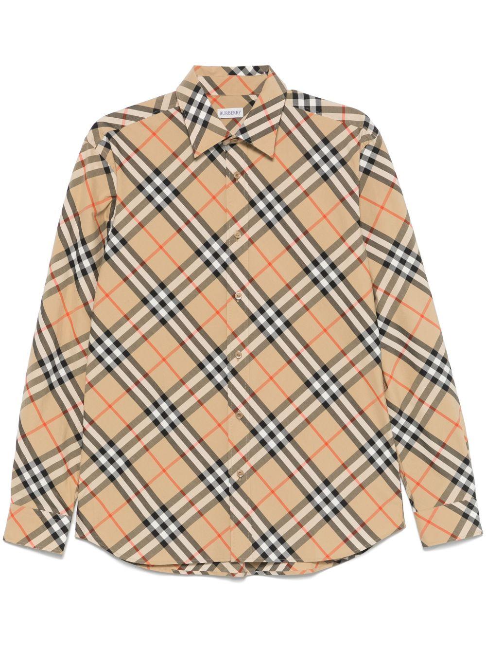 IP-check shirt<BR/><BR/><BR/> 8106165 B9368 BURBERRY