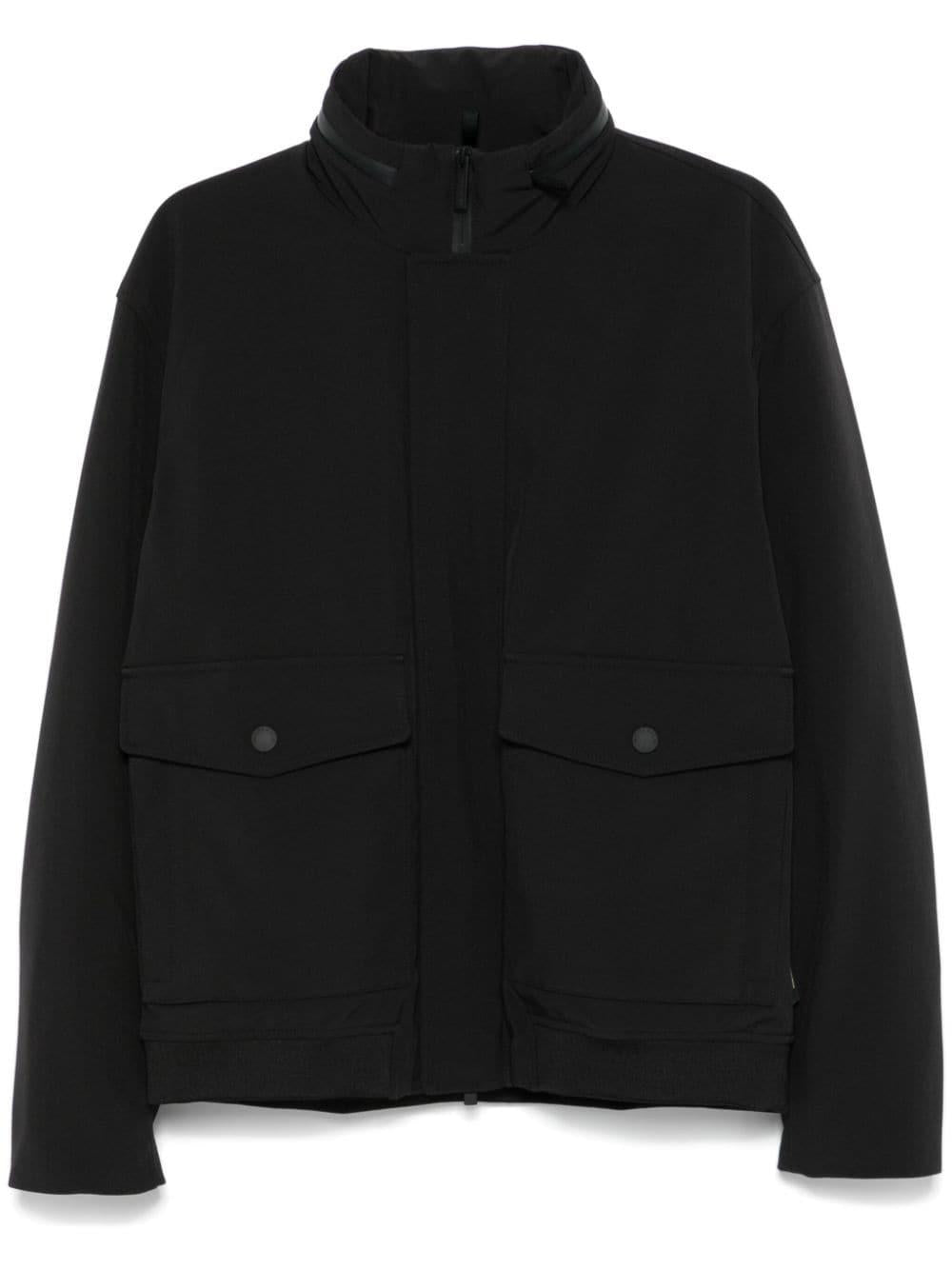Soft shell bomber jacket<BR/> CFWOOU0920MRUT3496 100 WOOLRICH