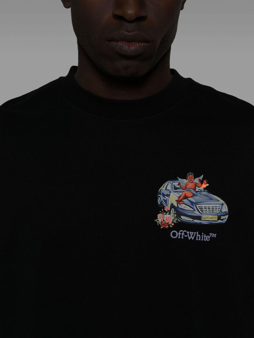 Fresco Arrow Skate T-shirt<BR/><BR/><BR/> OMAA120S25JER003 1001 OFF-WHITE