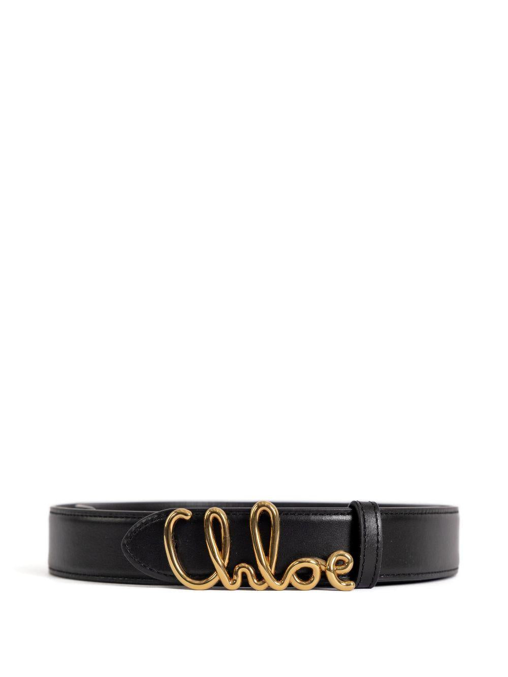 Iconic leather belt CH26SBB15PR4 001 CHLOÉ