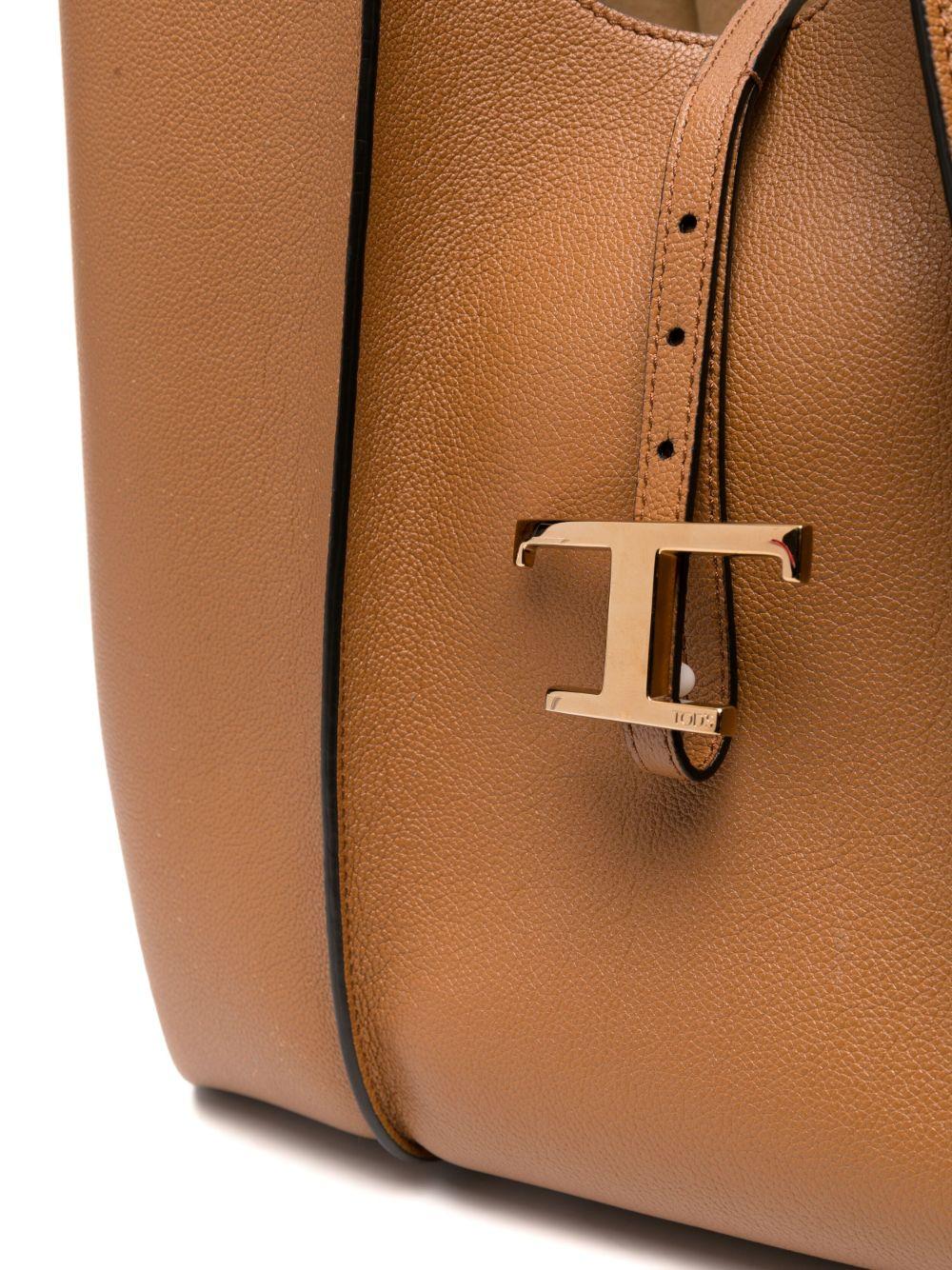 T Timeless Medium Leather Shopping Bag XBWTSBA0300 Q8ES410 TOD'S