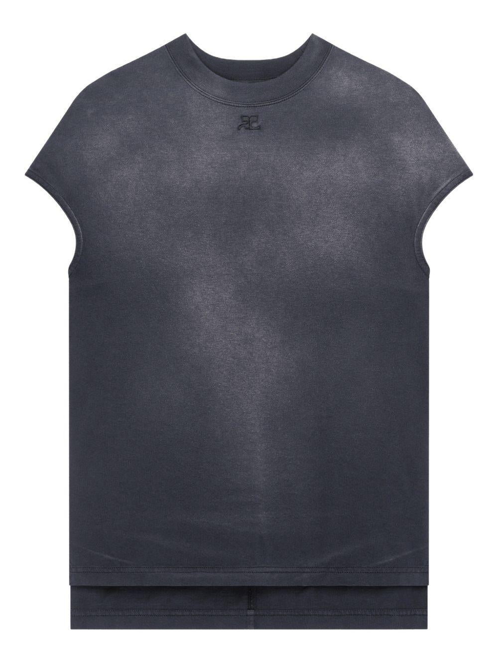 logo solarized T-shirt 126JTS238JS0273 9999 COURRÈGES
