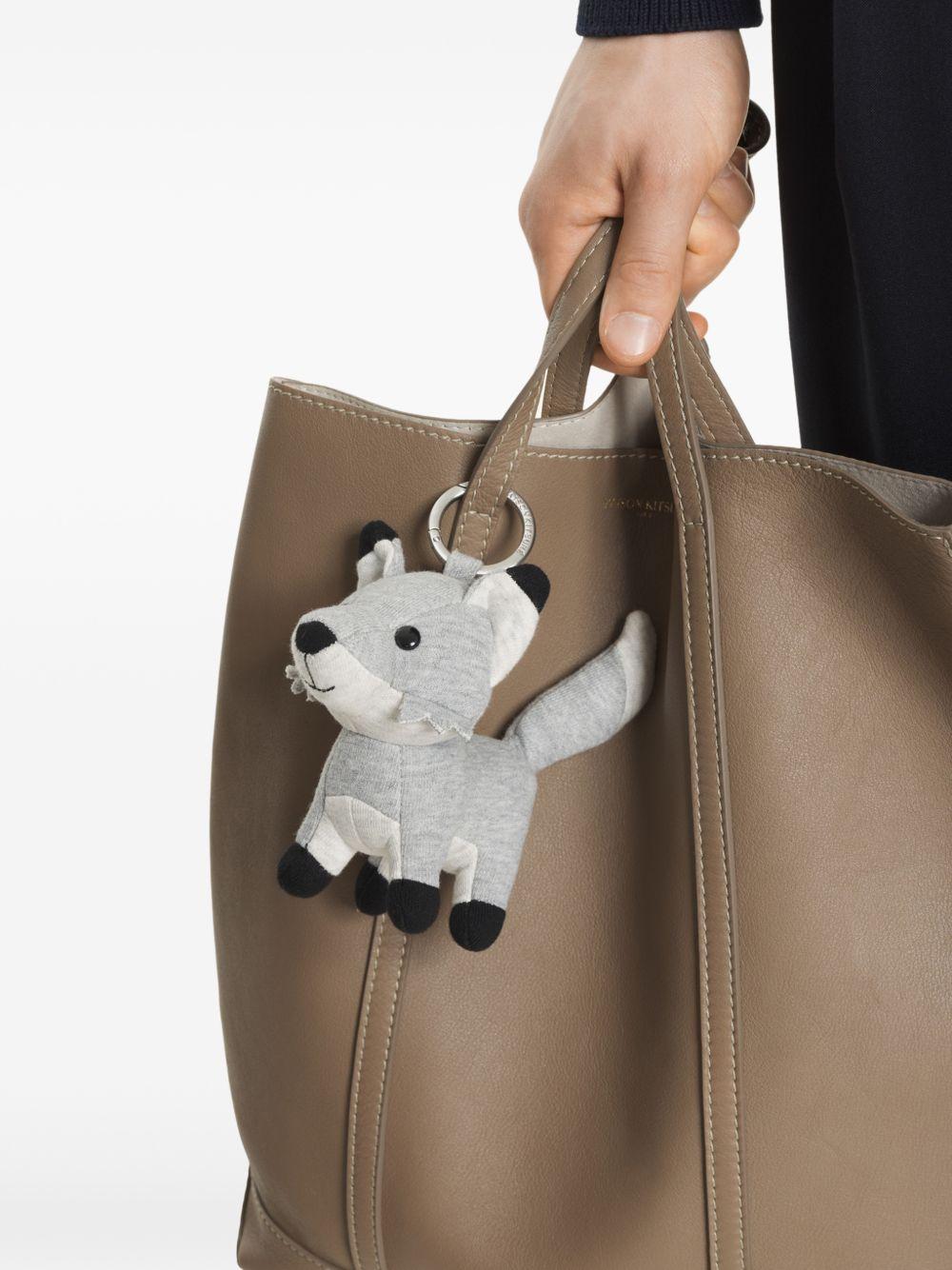 FOX BAG CHARM PW06902KMBIS3 H150 MAISON KITSUNÉ