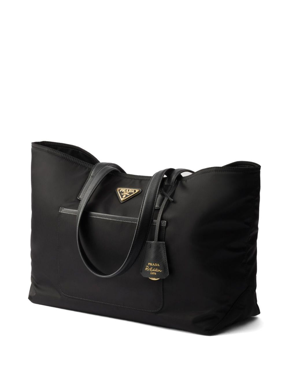 Prada Re-Edition 1978 medium Re-Nylon and Saffiano leather tote bag 1BG555R064 V-OOOF0002 PRADA