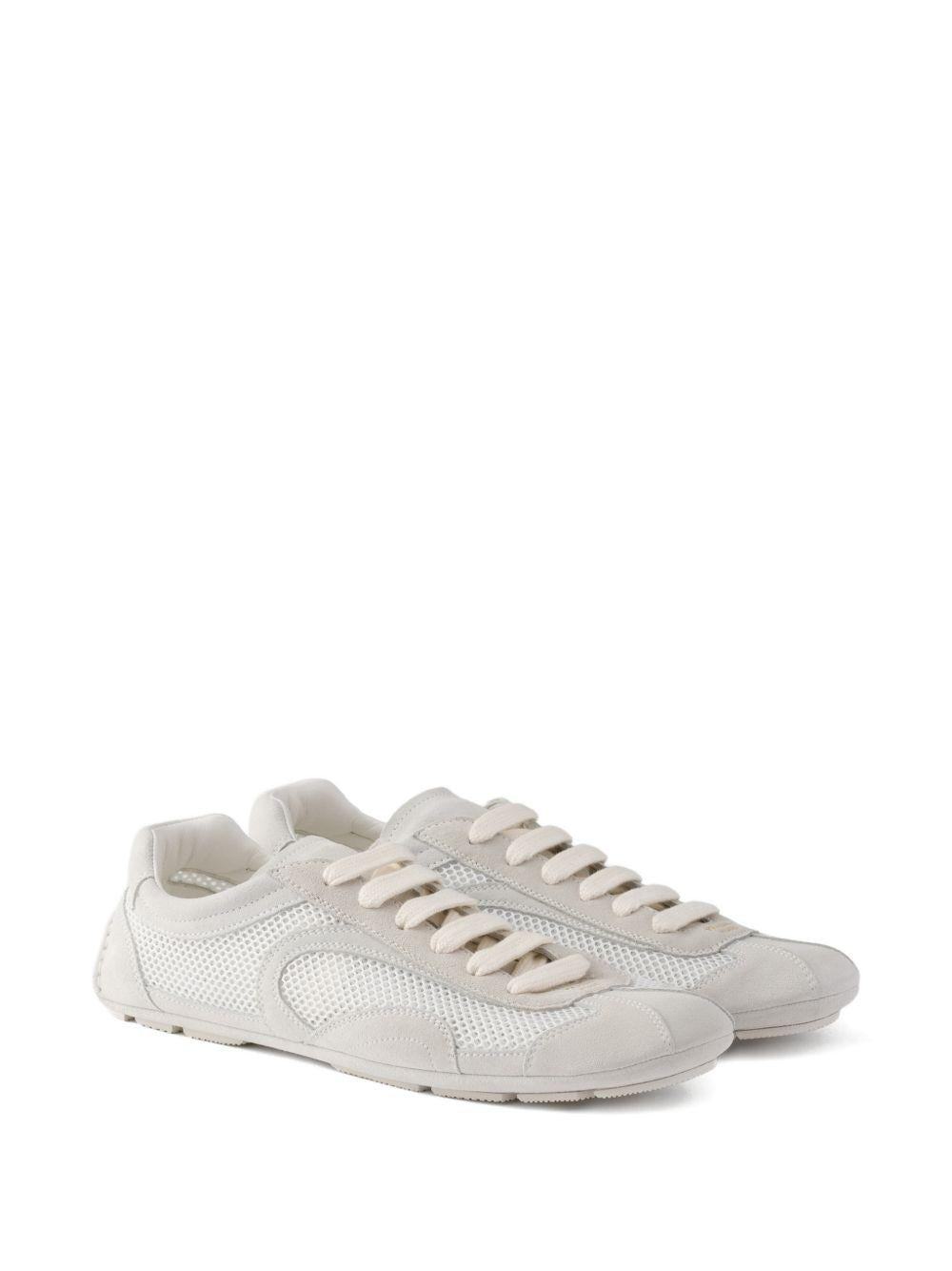 Montecarlo Re-Edition 2005 suede and mesh sneakers 1E247O3D8C F-D010F0009 PRADA