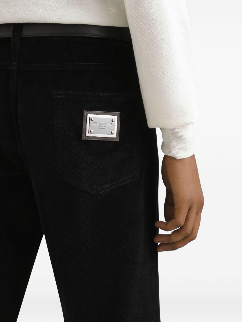 Cotton and cashmere regular trousers GYJCCT GJ589N0000 DOLCE & GABBANA