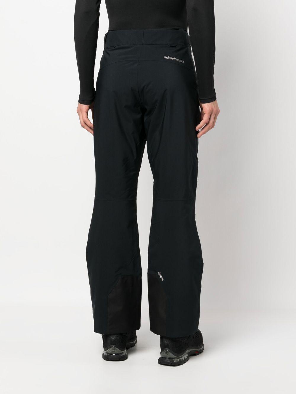 Embroidered-logo straight trousers G78542020 BLACK PEAK PERFORMANCE
