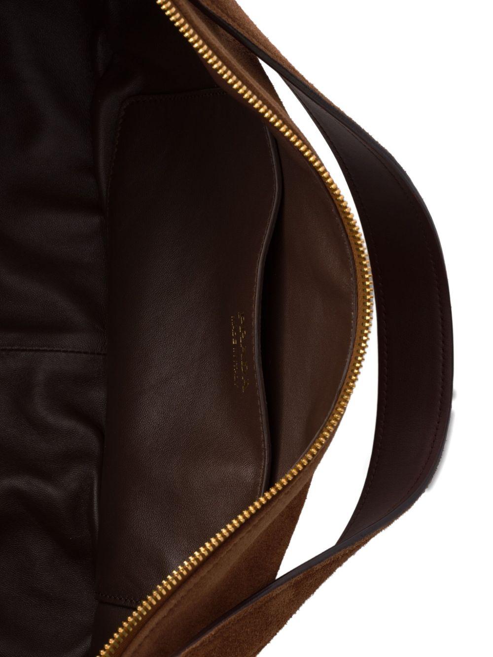 Demi-lune large suede shoulder bag 1BC2552C4S V-OVOF0324 PRADA