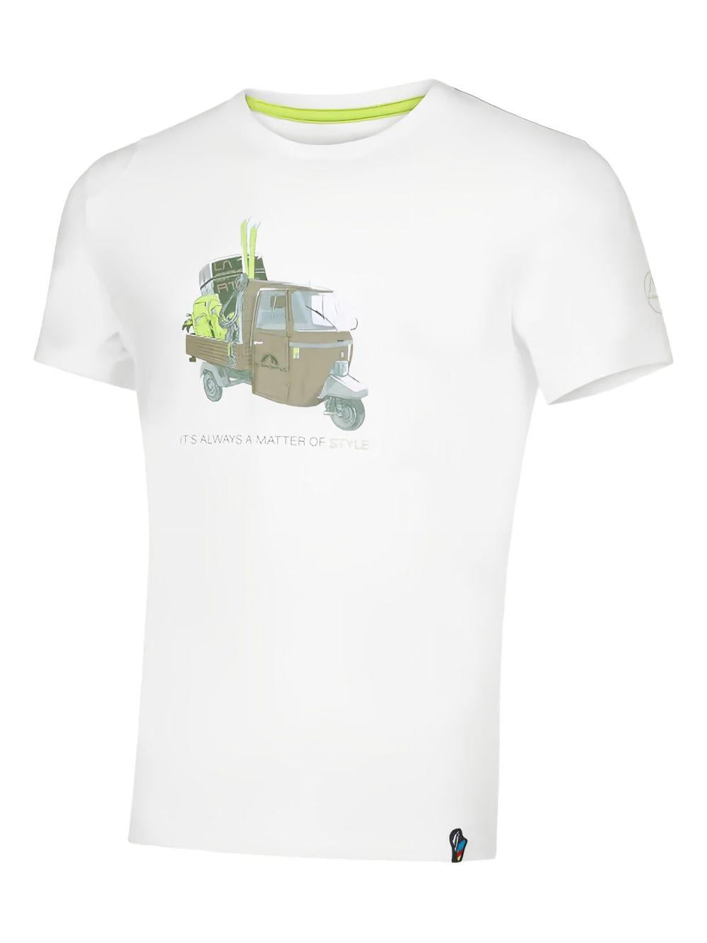 Front print t-shirt F02000000 WHITE LA SPORTIVA