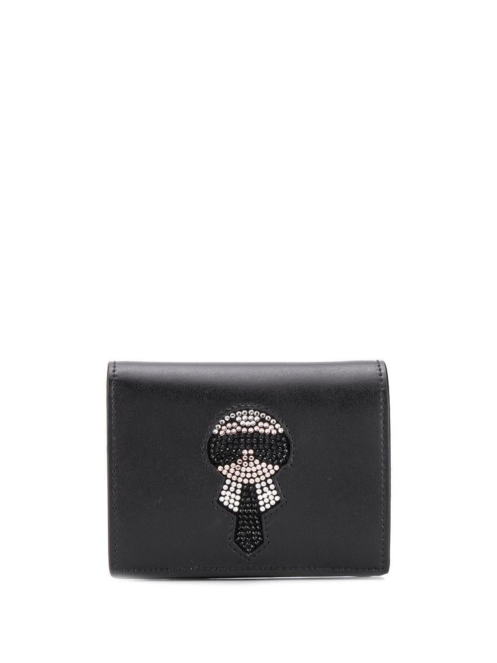 Crystal embellished wallet 8M0387 A6HVF0GXN FENDI