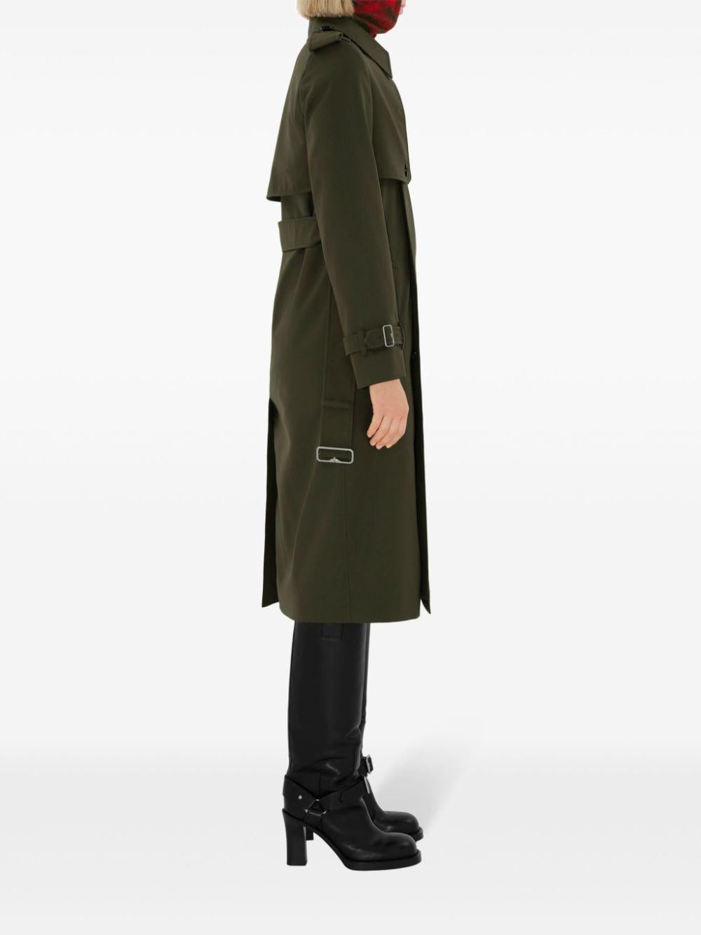 Notched-lapel cotton trench coat<BR/><BR/><BR/><BR/> 8093046 C1173 BURBERRY