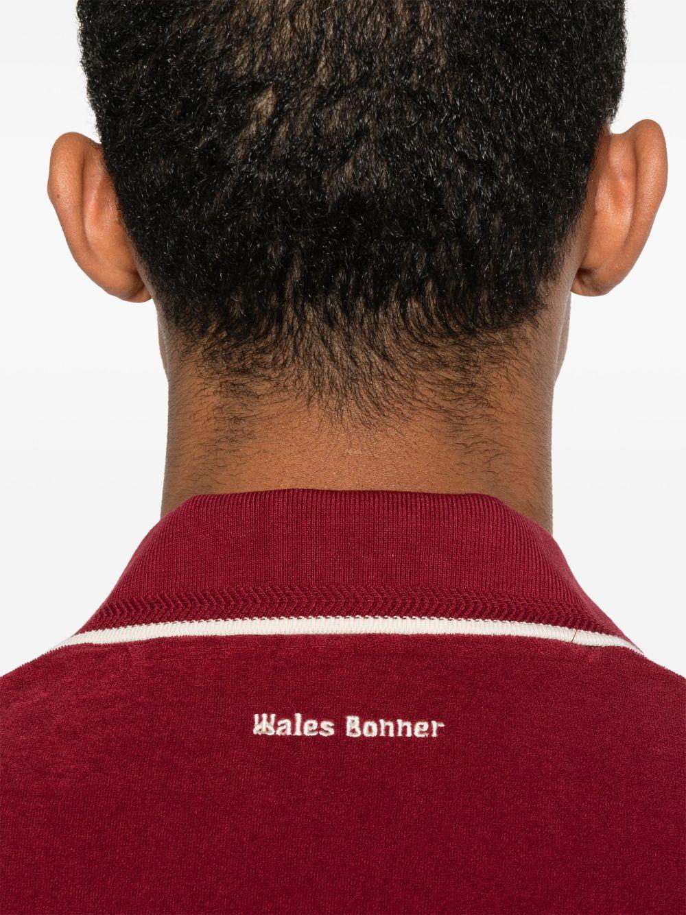 Adidas Terry Polo Shirt JW1122 CBURGU ADIDAS x Wales Bonner