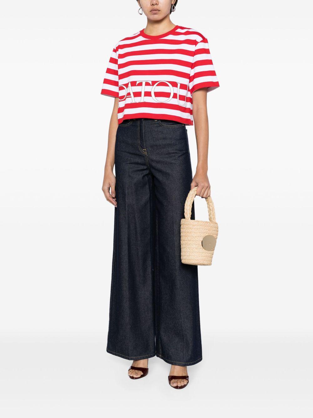 Iconic raffia bucket bag<BR/><BR/><BR/> AC0610140 102V PATOU