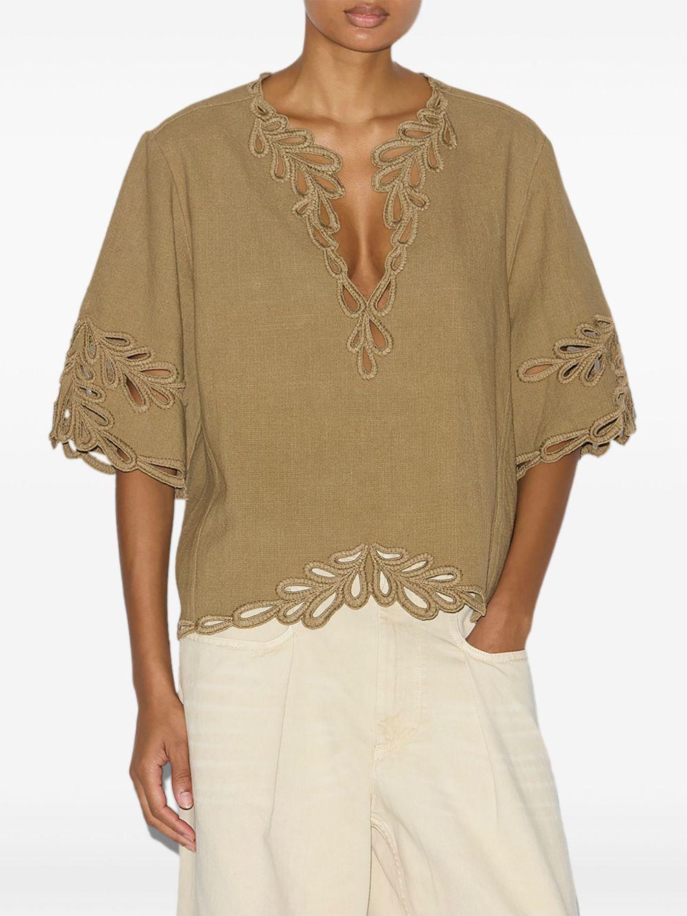 Shana blouse<BR/><BR/><BR/> HT0586FA C1J12E67LK MARANT ÉTOILE