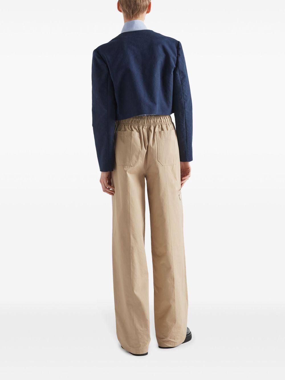Triangle logo trousers P289H 1BMSF0065 PRADA