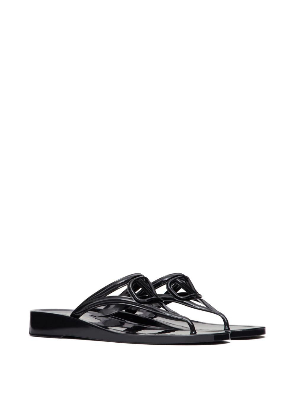 VLogo Signature flip-flops<BR/><BR/> 6W2S0IG8ZFV 0NO VALENTINO GARAVANI