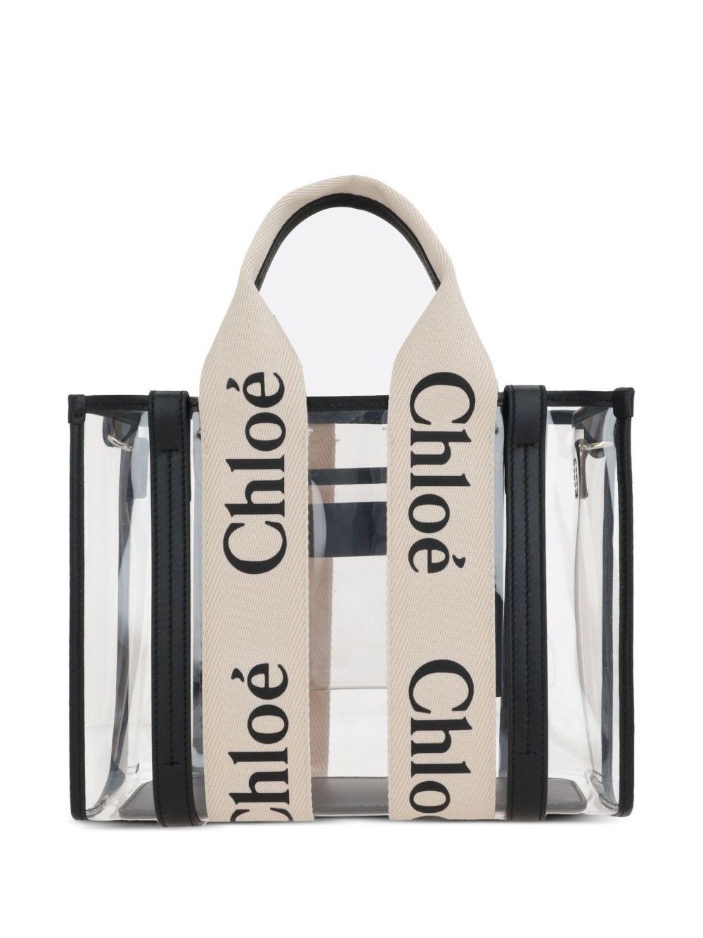 Small Woody tote bag<BR/><BR/><BR/> CH25US397P65 101 CHLOÉ
