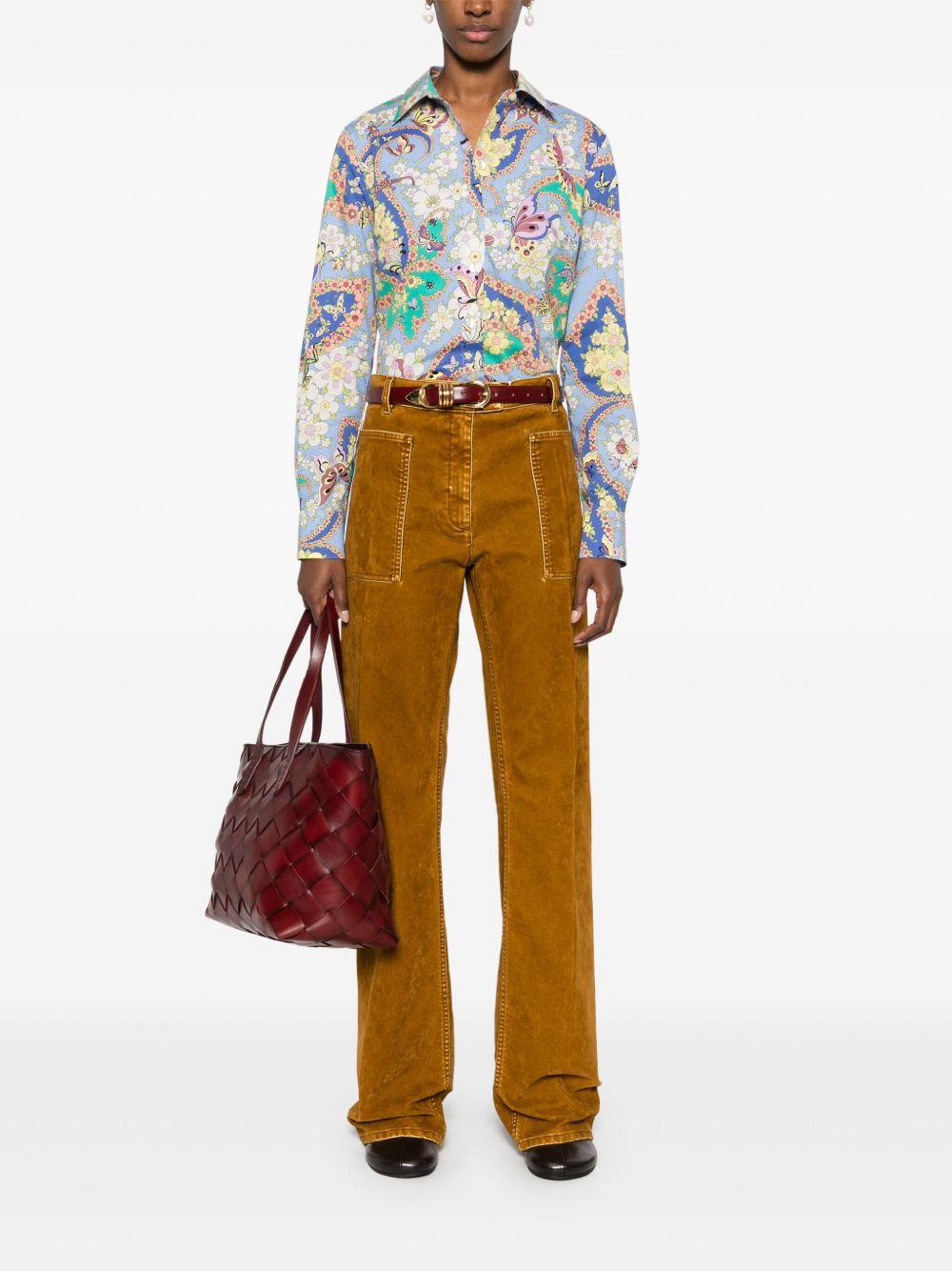 Floral-print shirt<BR/><BR/><BR/> WRIA0020 99SAEC7X0886 ETRO