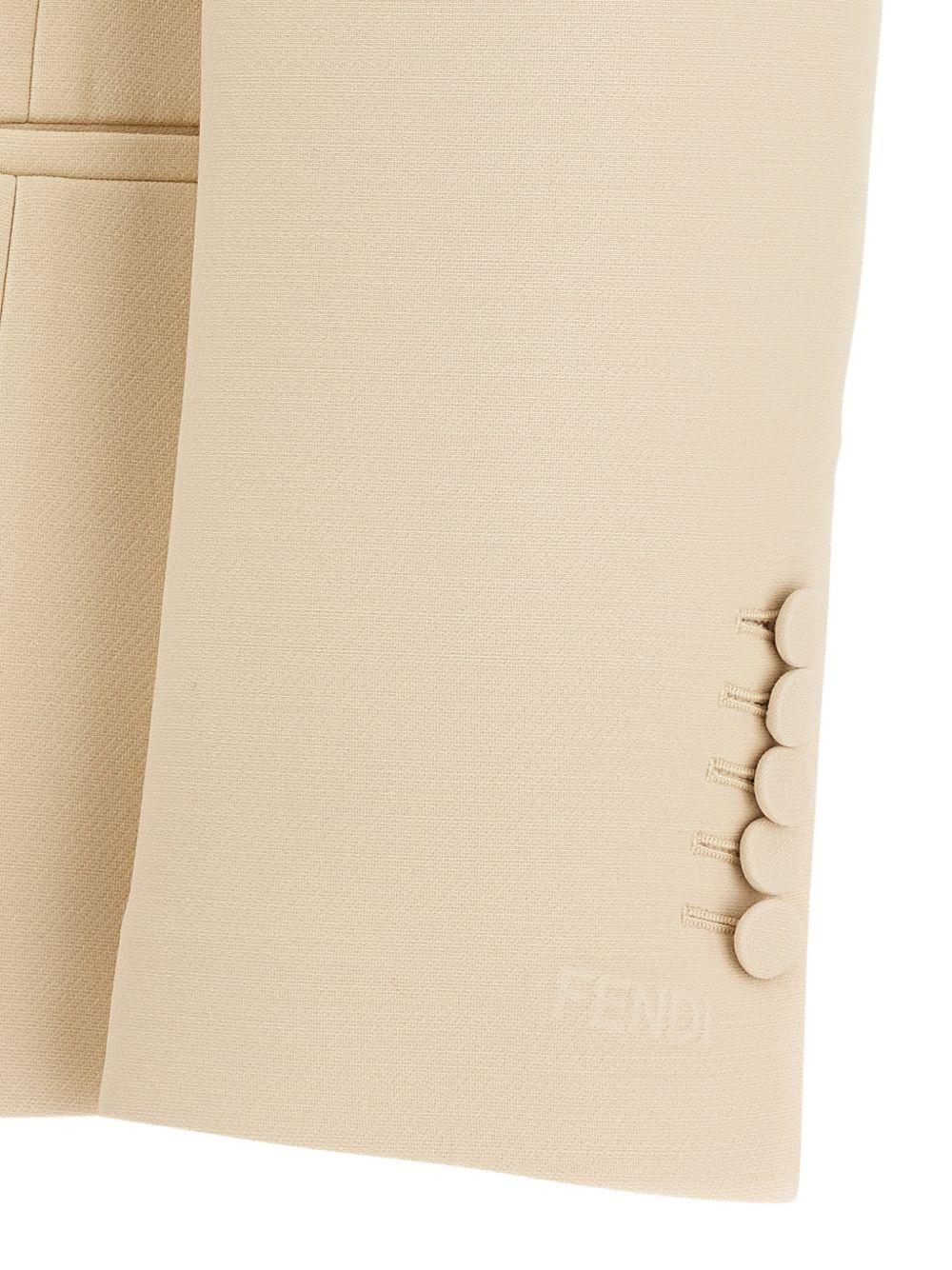 double-breasted jacket in wool and silk FJ7676 AC4GF1I1G FENDI