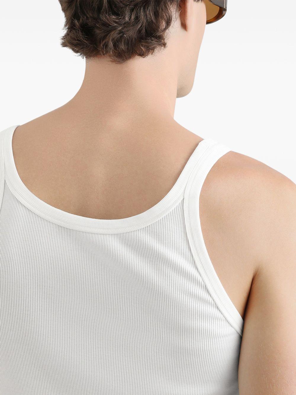 Cotton tank top with print G8PA8T G7P3IW0800 DOLCE & GABBANA