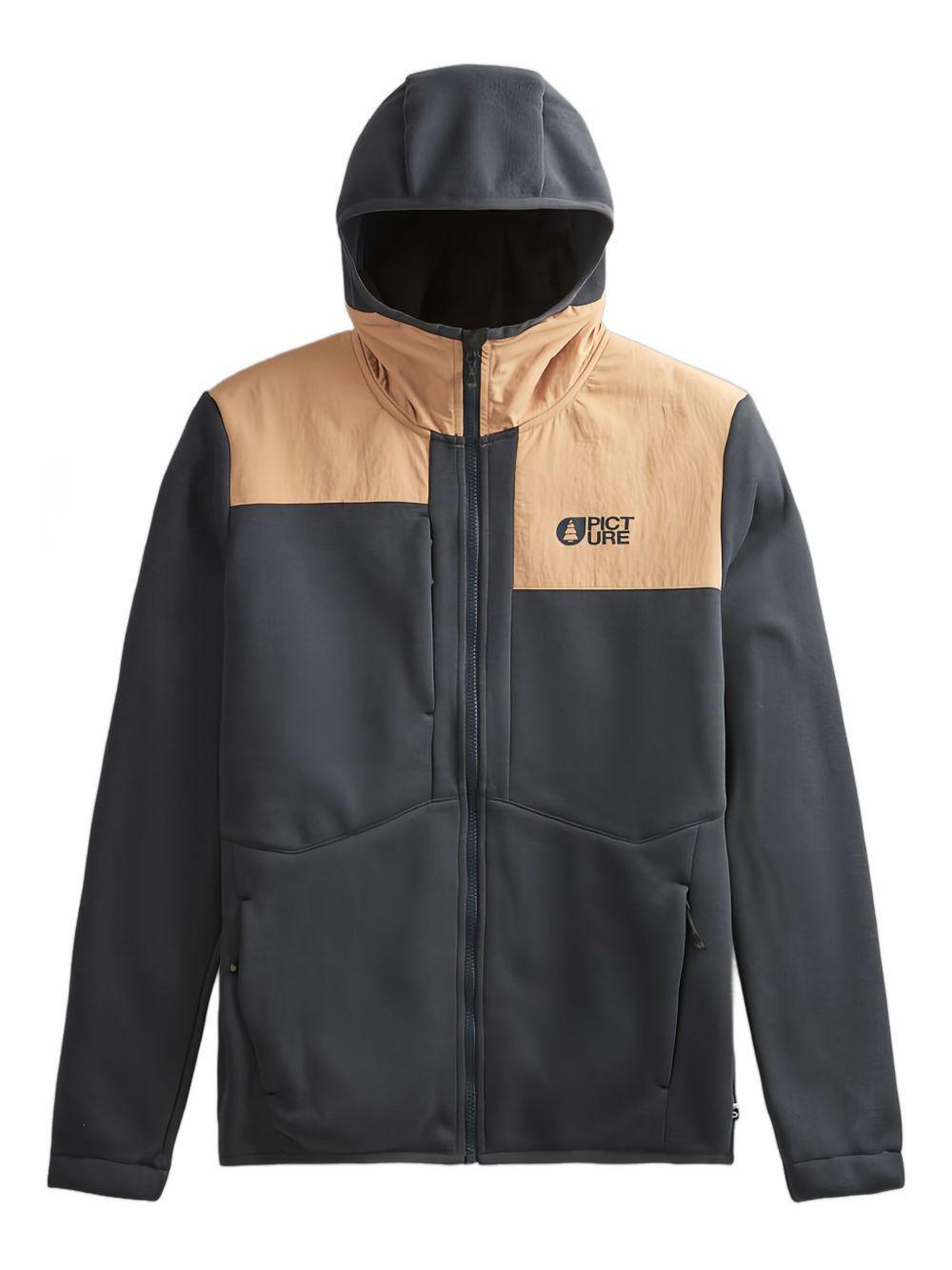 Bicolor Ambroze fleece SMT122 DARK BLUE-LATTE PICTURE