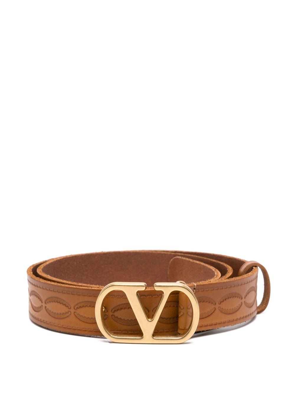 VLogo Signature belt<BR/><BR/><BR/> 6Y2T0SE1TLB RC9 VALENTINO GARAVANI