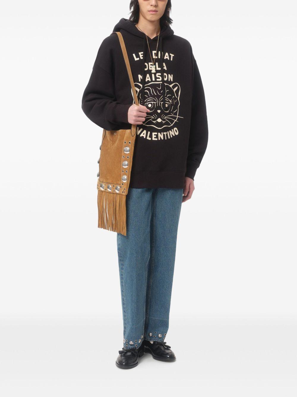 Chat de La Maison hoodie<BR/><BR/> 7V3MF28NB33 9RA VALENTINO GARAVANI