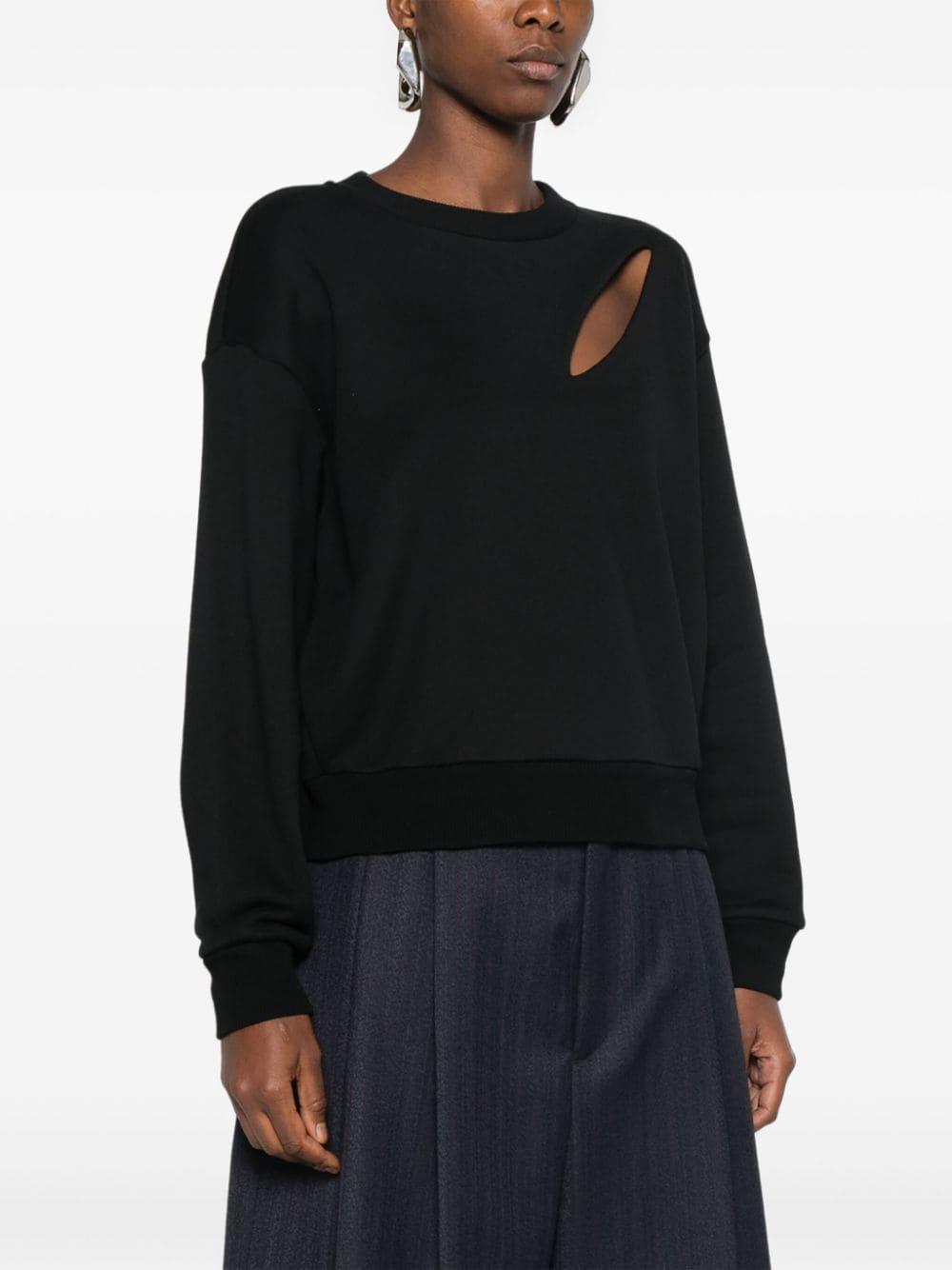 Logo-embroidered sweatshirt 794769 QLAC81000 ALEXANDER MCQUEEN