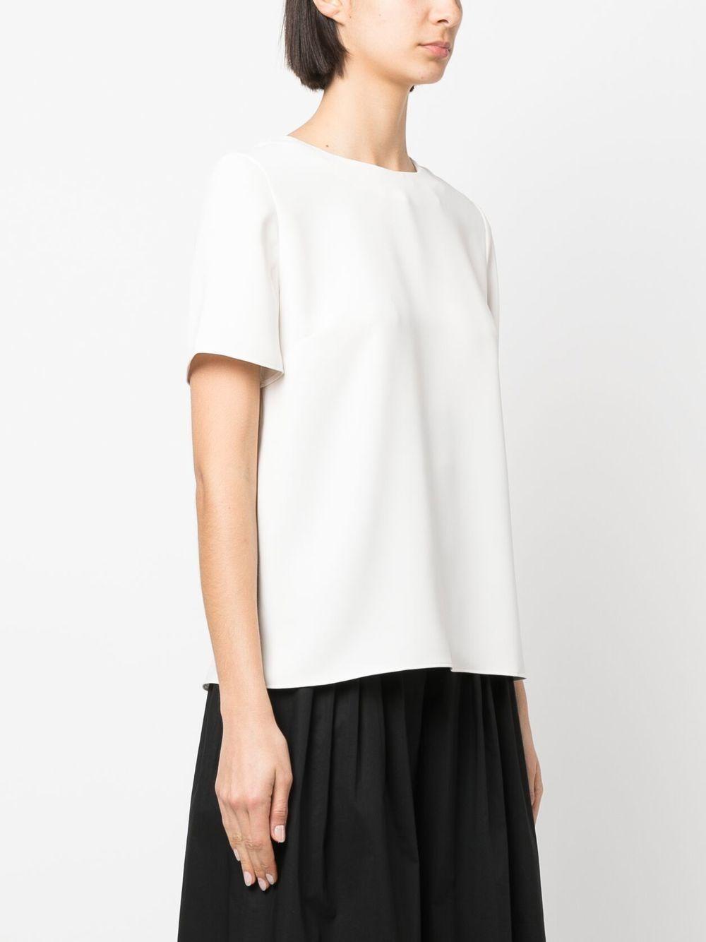 Short-sleeved cady blouse<BR/><BR/> D312430 PANTY002 P.A.R.O.S.H.