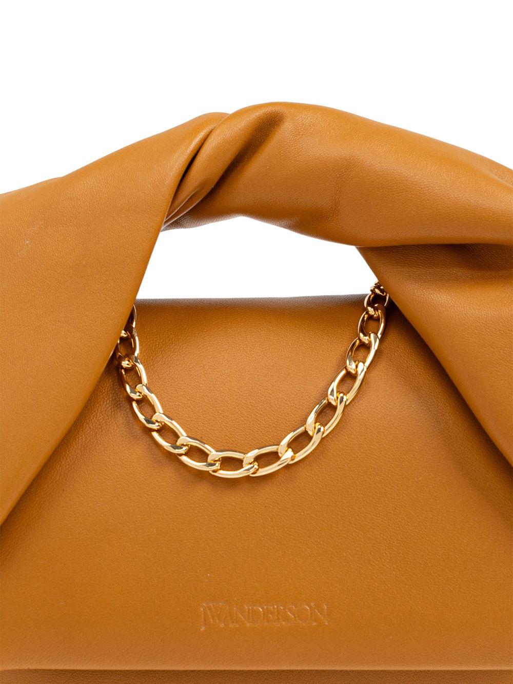 Small Twister leather tote bag HB0643 LA0088604 JW ANDERSON