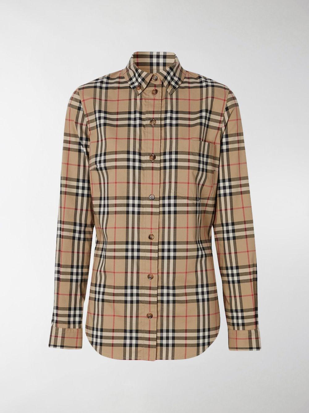 Vintage Check button-down shirt 8022284 ARCHIVE BEIGE BURBERRY