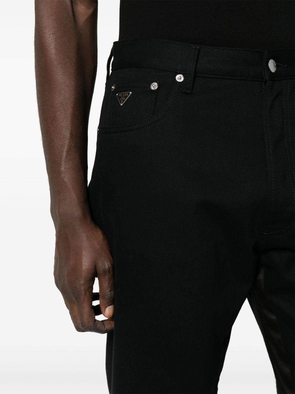 Mid-rise tapered jeans<BR/><BR/><BR/> GEP371 1ZFBF0557 PRADA